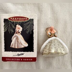 Vintage 1994 Hallmark Keepsake Ornament - Barbie - Holiday Barbie Series